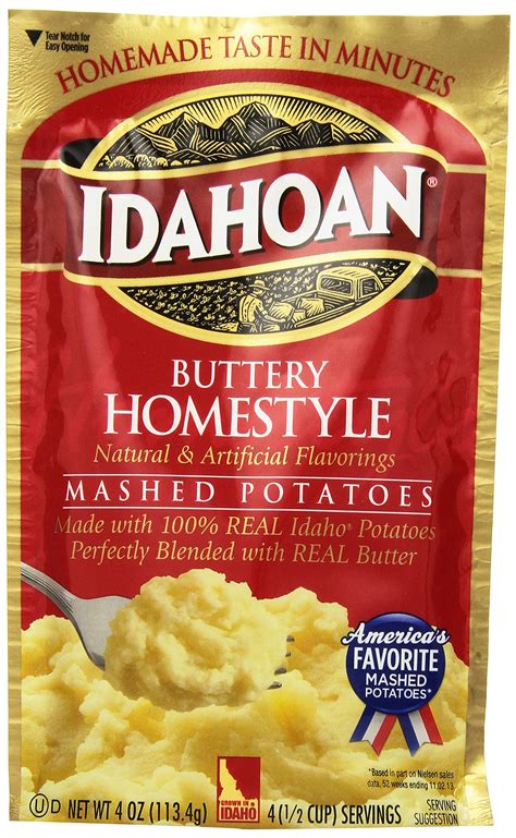 Do Idahoan mashed potatoes have gluten